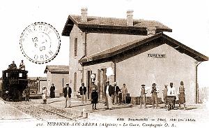391- Turenne . La gare